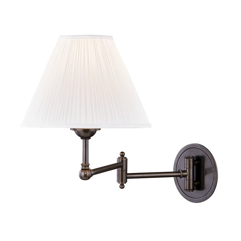 Hudson Valley MDS603-DB Signature No.1 One Light Wall Sconce, Distressed Bronze