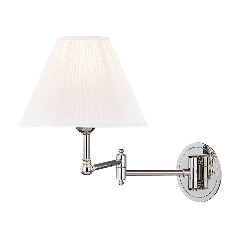 Hudson Valley MDS603-PN Signature No.1 One Light Wall Sconce, Polished Nickel