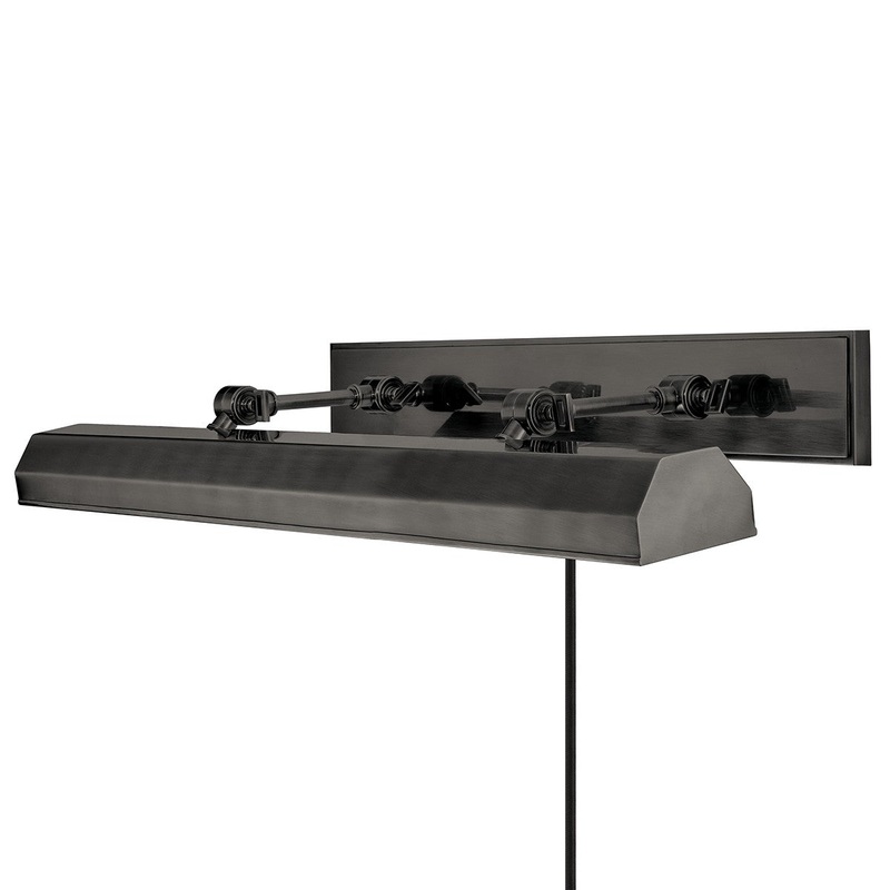 Hudson Valley 7030-DB Woodbury Four Light Picture Light With Plug, Distressed Bronze (Discontinued)