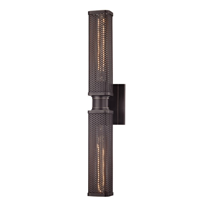 Hudson Valley 7032-OB Gibbs Two Light Wall Sconce, Old Bronze