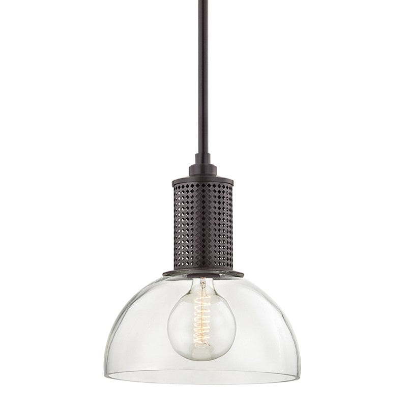 Hudson Valley 7214-OB Halcyon One Light Pendant, Old Bronze (Discontinued)