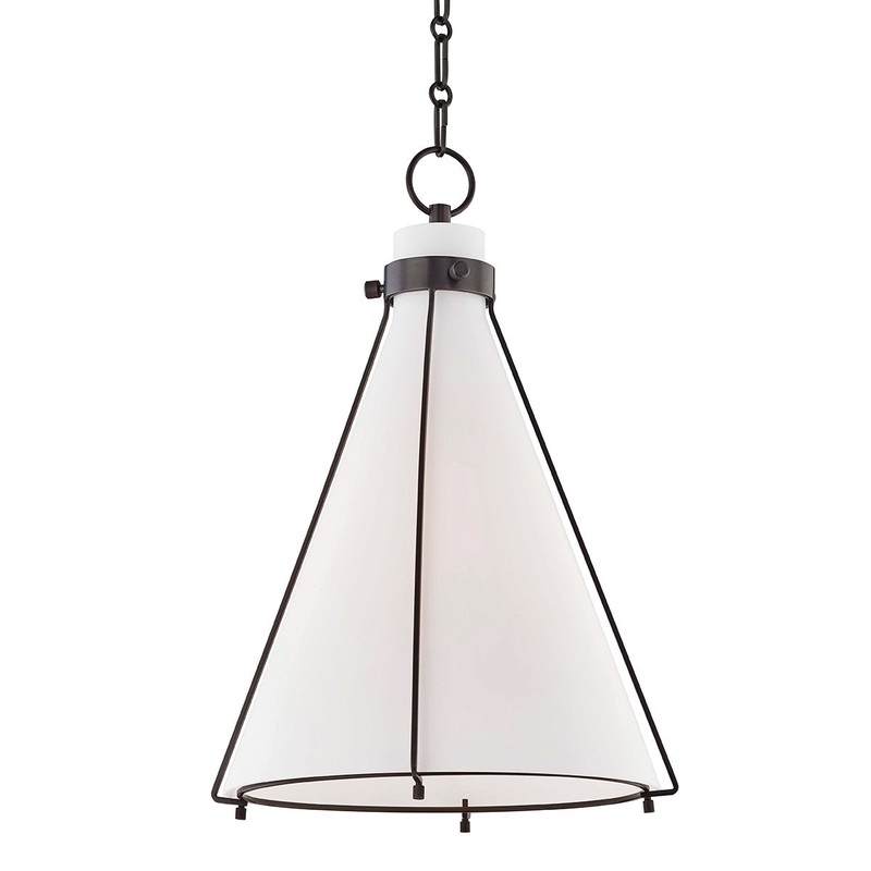 Hudson Valley 7316-OB Eldridge One Light Pendant, Old Bronze