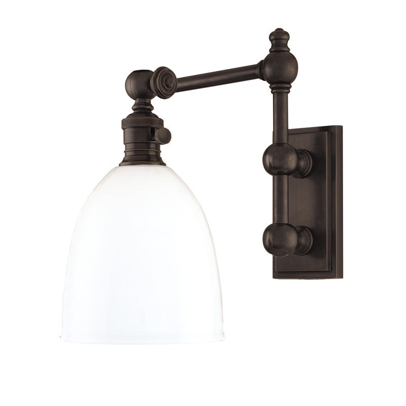 Hudson Valley 762-OB Roslyn One Light Wall Sconce, Old Bronze (Discontinued)