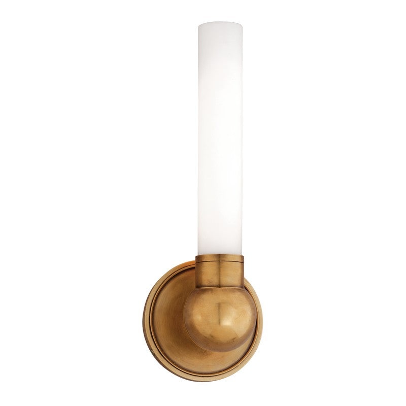 Hudson Valley 821-AGB Cornwall One Light Bath Bracket, Aged Brass (Discontinued)