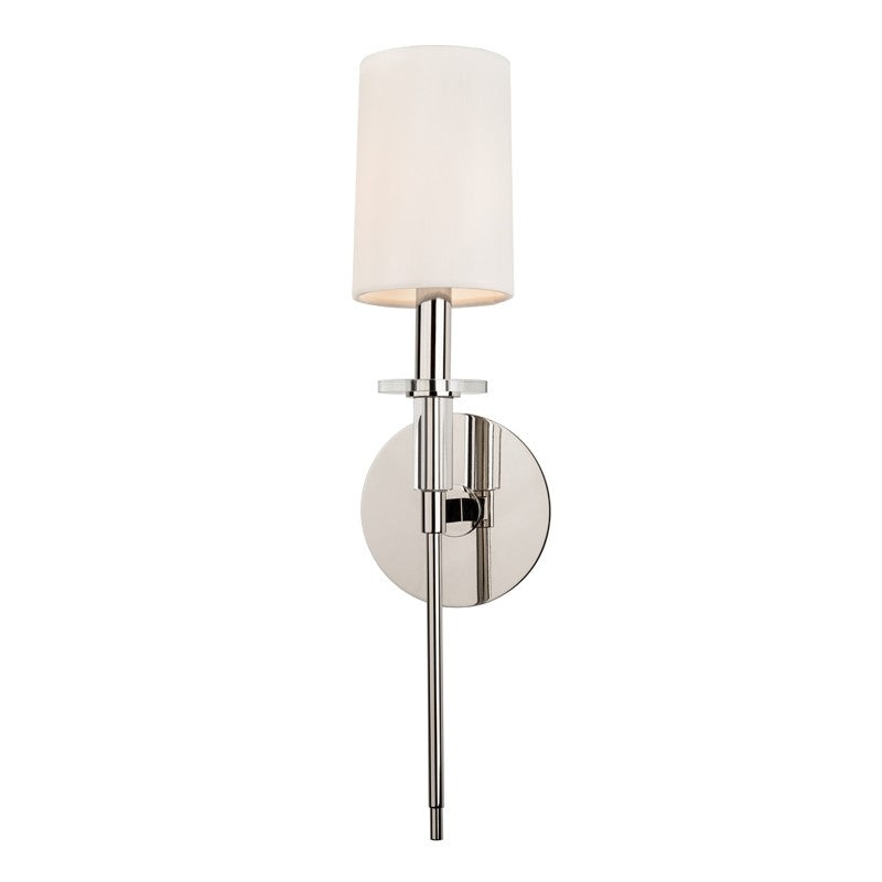 Hudson Valley 8511-PN Amherst One Light Wall Sconce, Polished Nickel