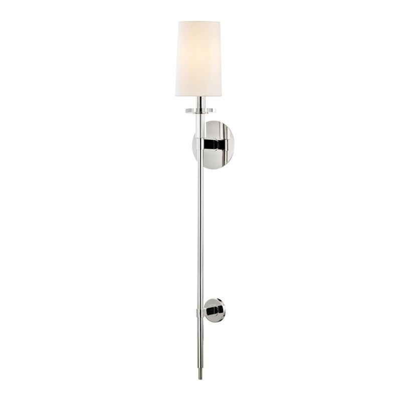 Hudson Valley 8536-PN Amherst One Light Wall Sconce, Polished Nickel