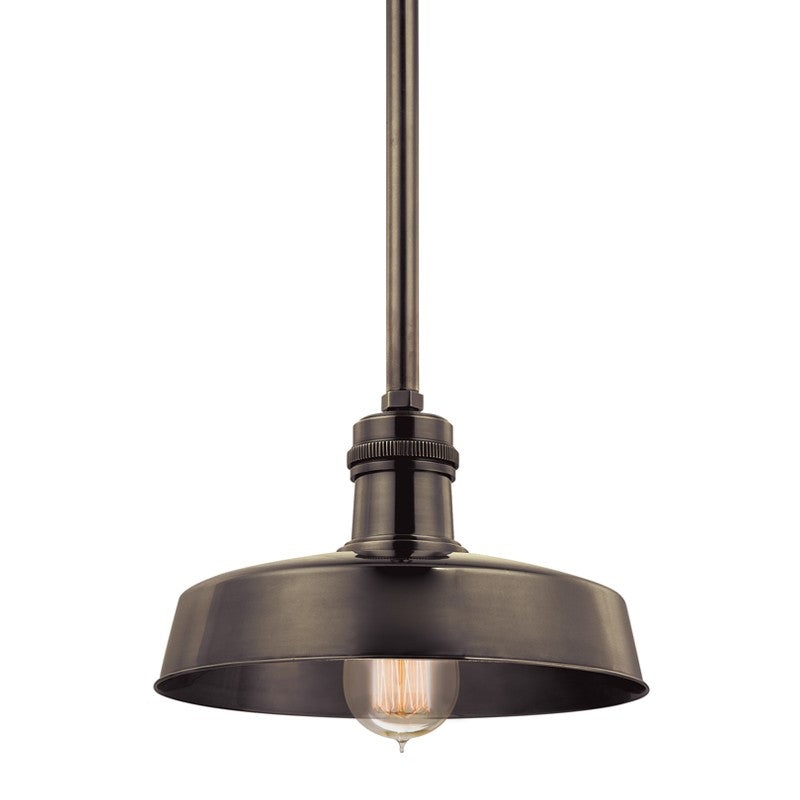 Hudson Valley 8610-DB Hudson Falls One Light Pendant, Distressed Bronze (Discontinued)