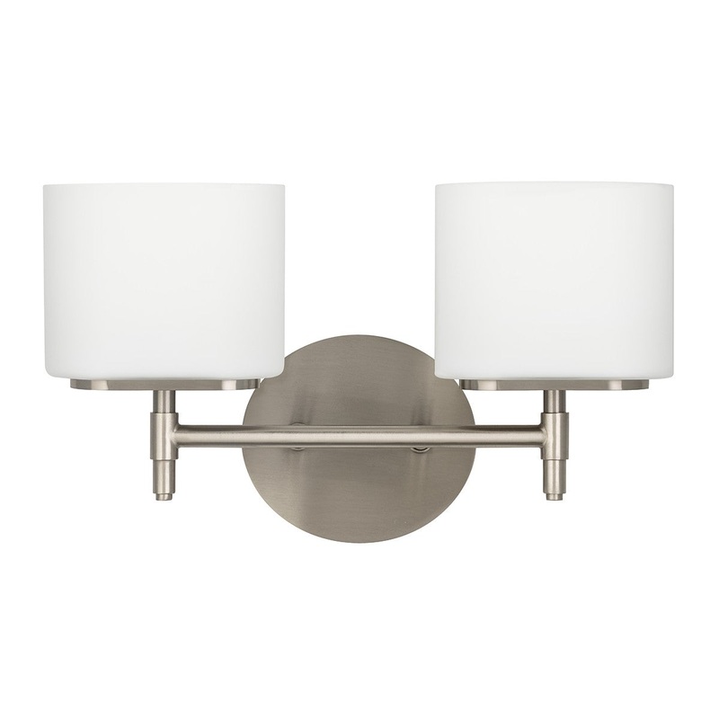 Hudson Valley 8902-SN Trinity Two Light Bath Bracket, Satin Nickel