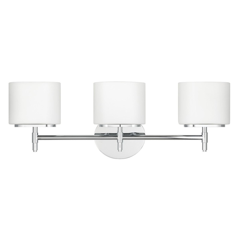 Hudson Valley 8903-PC Trinity Three Light Bath Bracket, Polished Chrome