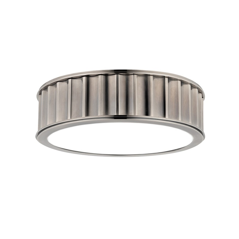 Hudson Valley 911-HN Middlebury Two Light Flush Mount, Historic Nickel (Discontinued)