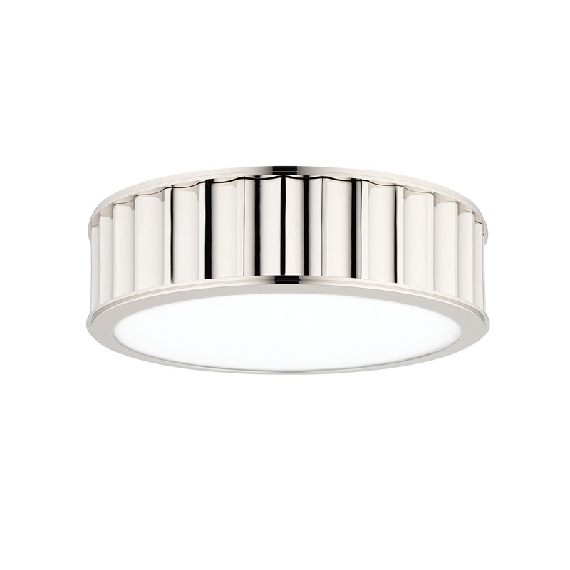 Hudson Valley 911-PN Middlebury Two Light Flush Mount, Polished Nickel