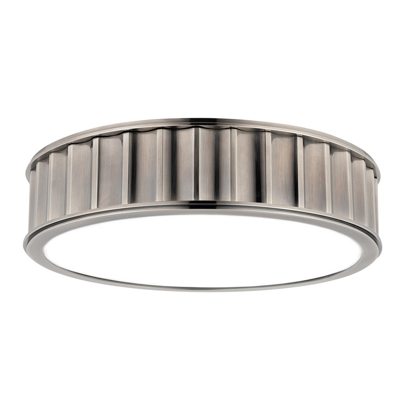 Hudson Valley 912-HN Middlebury Three Light Flush Mount, Historic Nickel (Discontinued)