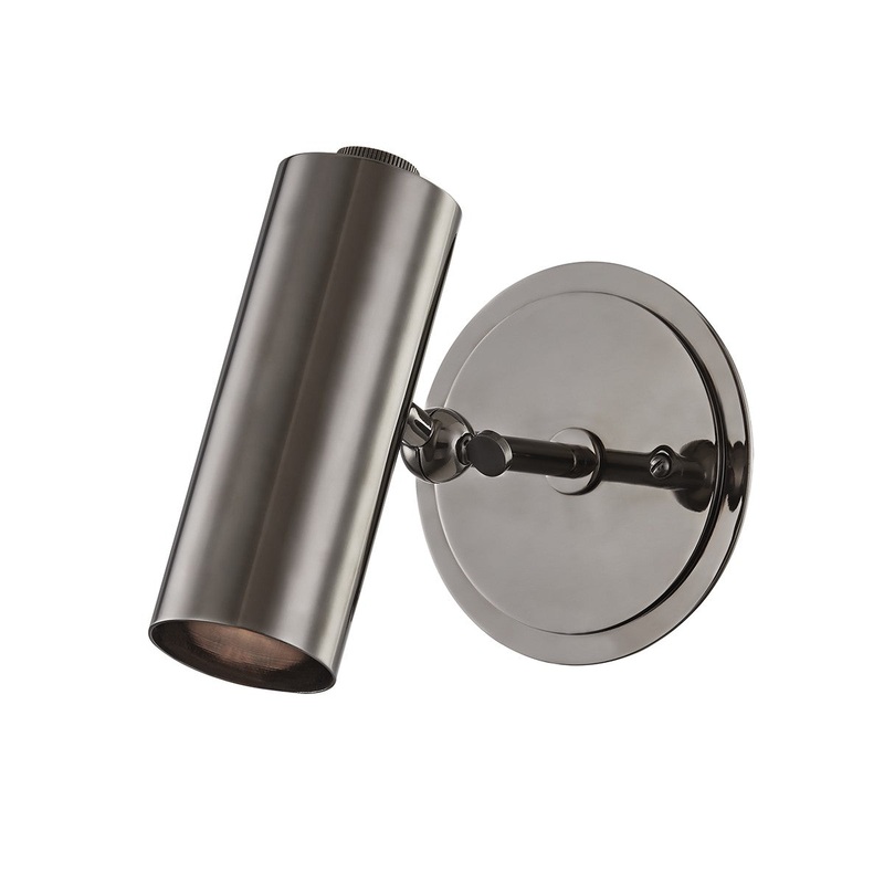 Hudson Valley 9151-BLNK Bushwick One Light Wall Sconce, Black Nickel
