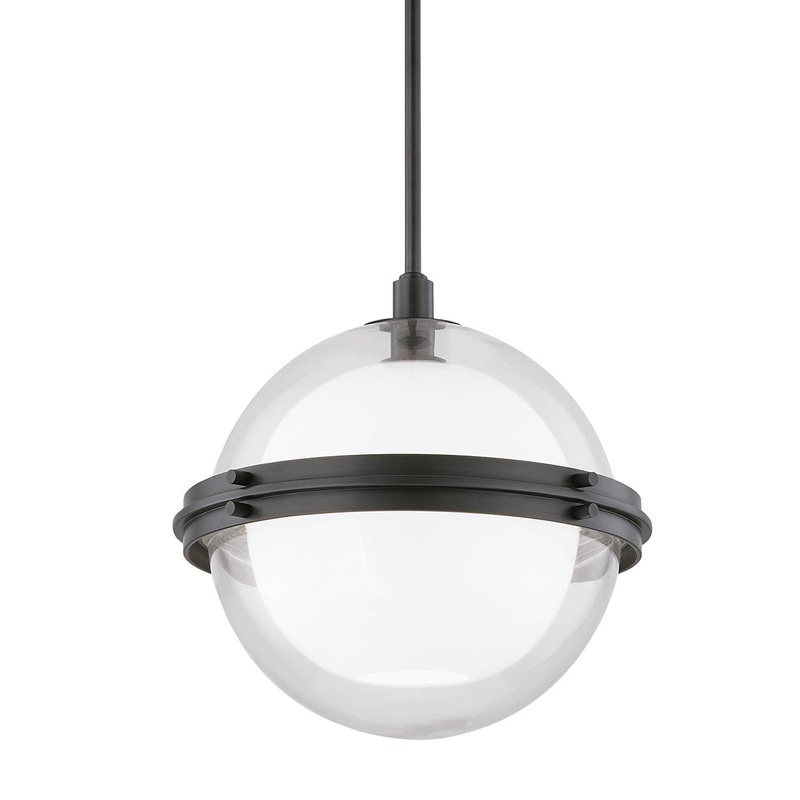 Hudson Valley 6518-OB Northport One Light Pendant, Old Bronze (Discontinued)