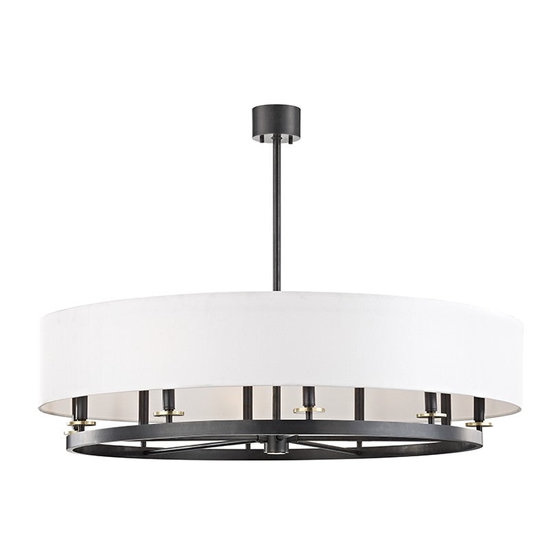 Hudson Valley 6542-AOB Durham Ten Light Island Pendant, Aged Old Bronze