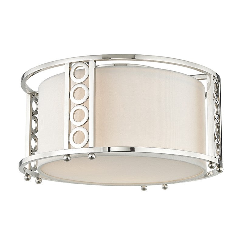Hudson Valley 6710-PN Infinity Three Light Flush Mount, Polished Nickel (Discontinued)