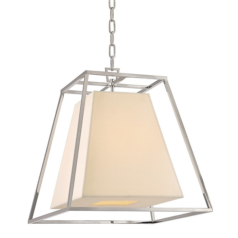 Hudson Valley 6917-PN Kyle Four Light Pendant, Polished Nickel (Discontinued)