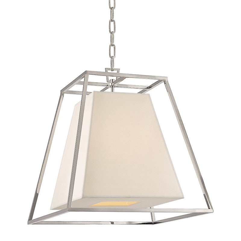 Hudson Valley 6917-PN-WS Kyle Four Light Pendant, Polished Nickel