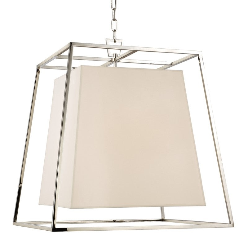 Hudson Valley 6924-PN-WS Kyle Six Light Chandelier, Polished Nickel