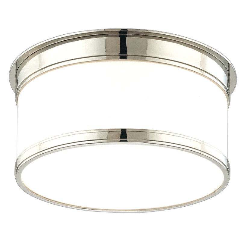 Hudson Valley 709-PN Geneva One Light Flush Mount, Polished Nickel