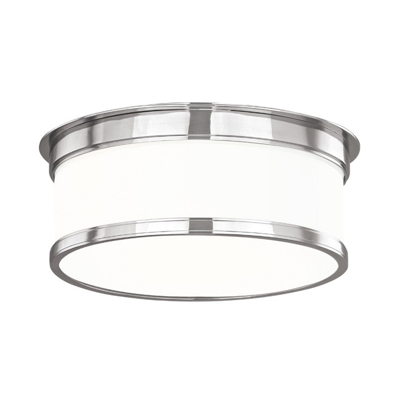 Hudson Valley 712-PN Geneva Two Light Flush Mount, Polished Nickel