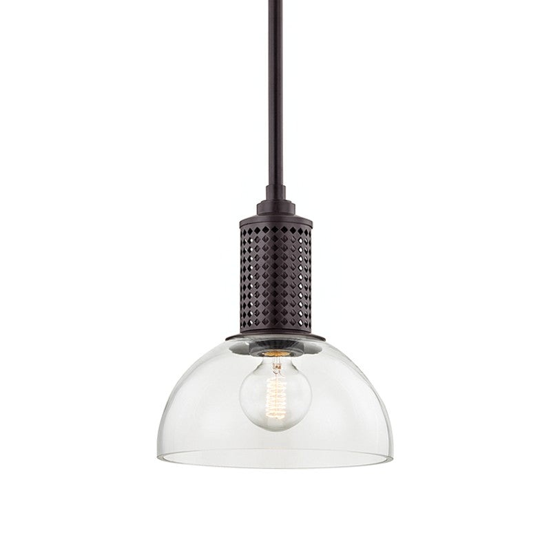 Hudson Valley 7210-OB Halcyon One Light Pendant, Old Bronze (Discontinued)
