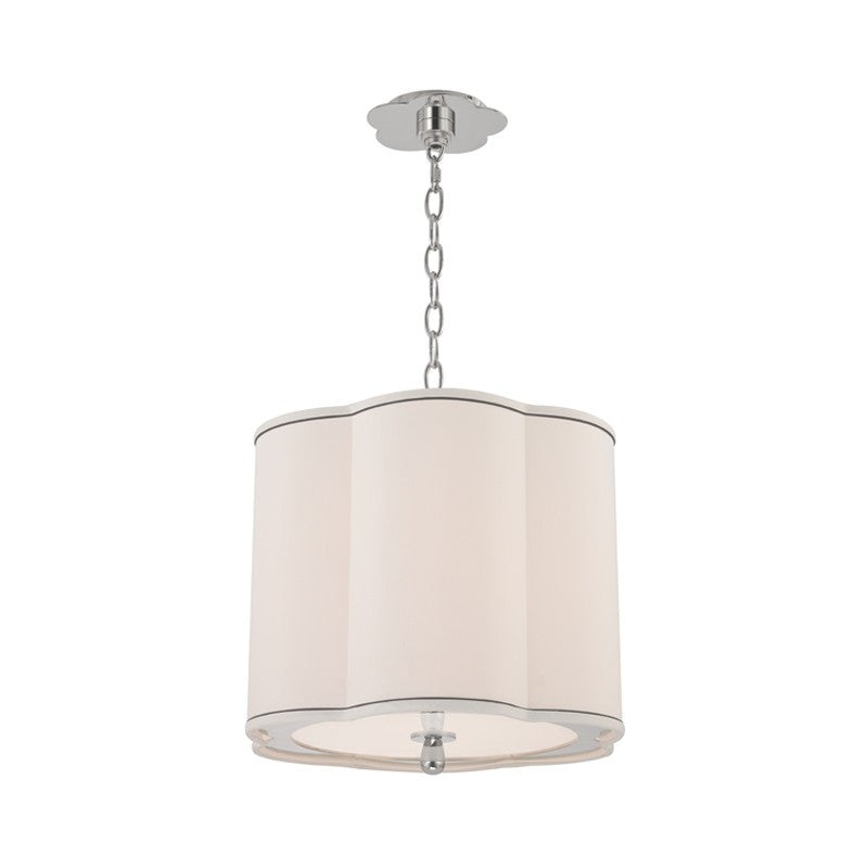 Hudson Valley 7915-PN Sweeny Three Light Pendant, Polished Nickel
