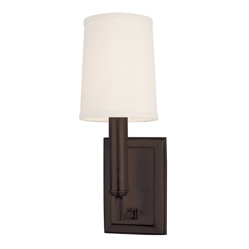 Hudson Valley 811-OB Clinton One Light Wall Sconce, Old Bronze