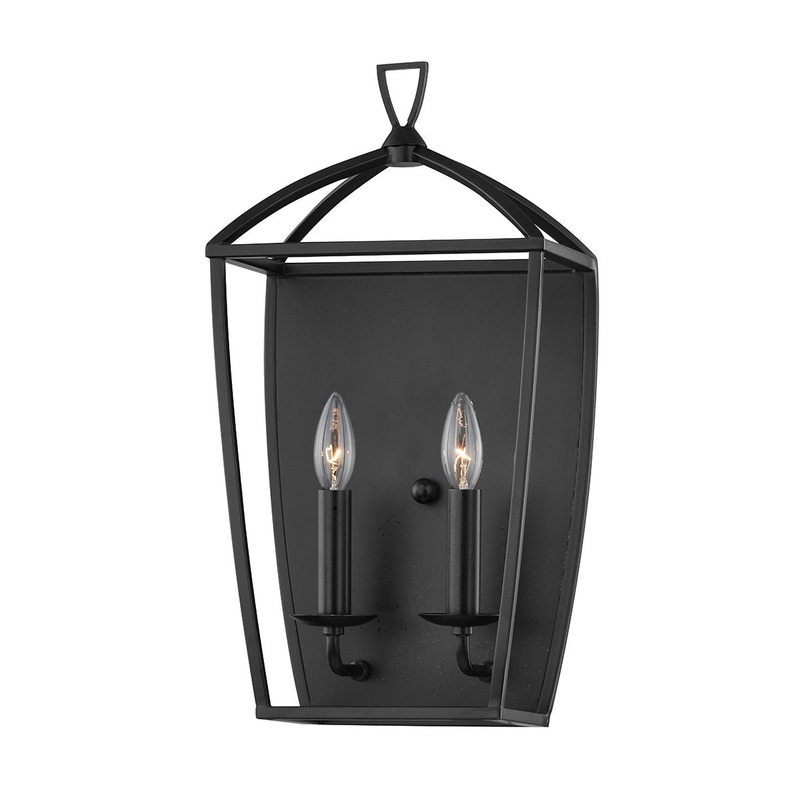 Hudson Valley 8302-AI Bryant Two Light Wall Sconce, Aged Iron