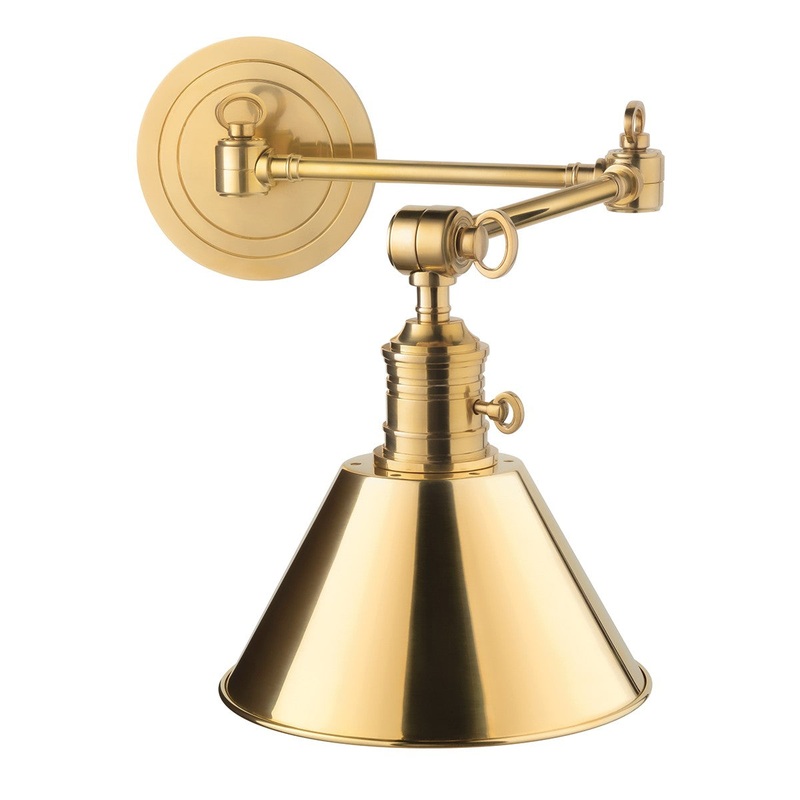 Hudson Valley 8322-AGB Garden City One Light Wall Sconce, Aged Brass