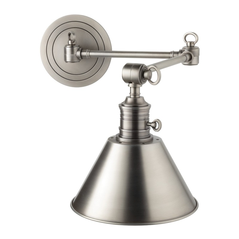 Hudson Valley 8322-AN Garden City One Light Wall Sconce, Antique Nickel (Discontinued)