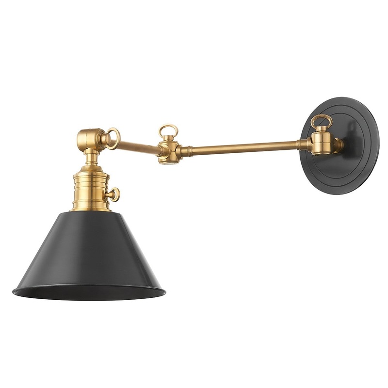 Hudson Valley 8322-AOB Garden City One Light Wall Sconce, Aged Old Bronze
