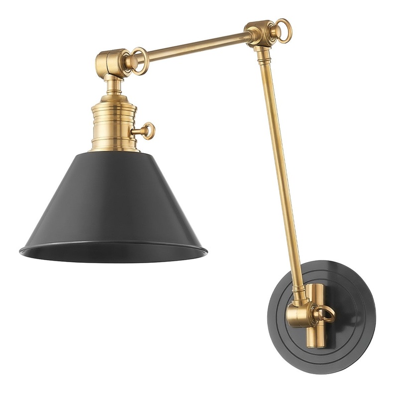 Hudson Valley 8323-AOB Garden City One Light Wall Sconce, Aged Old Bronze
