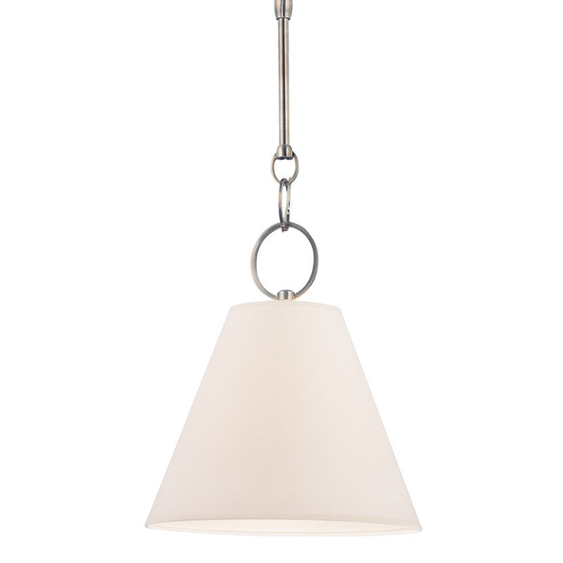 Hudson Valley 5615-HN Altamont One Light Pendant, Historic Nickel (Discontinued)