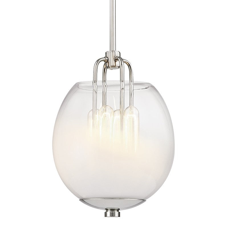 Hudson Valley 5709-PN Sawyer Four Light Pendant, Polished Nickel (Discontinued)