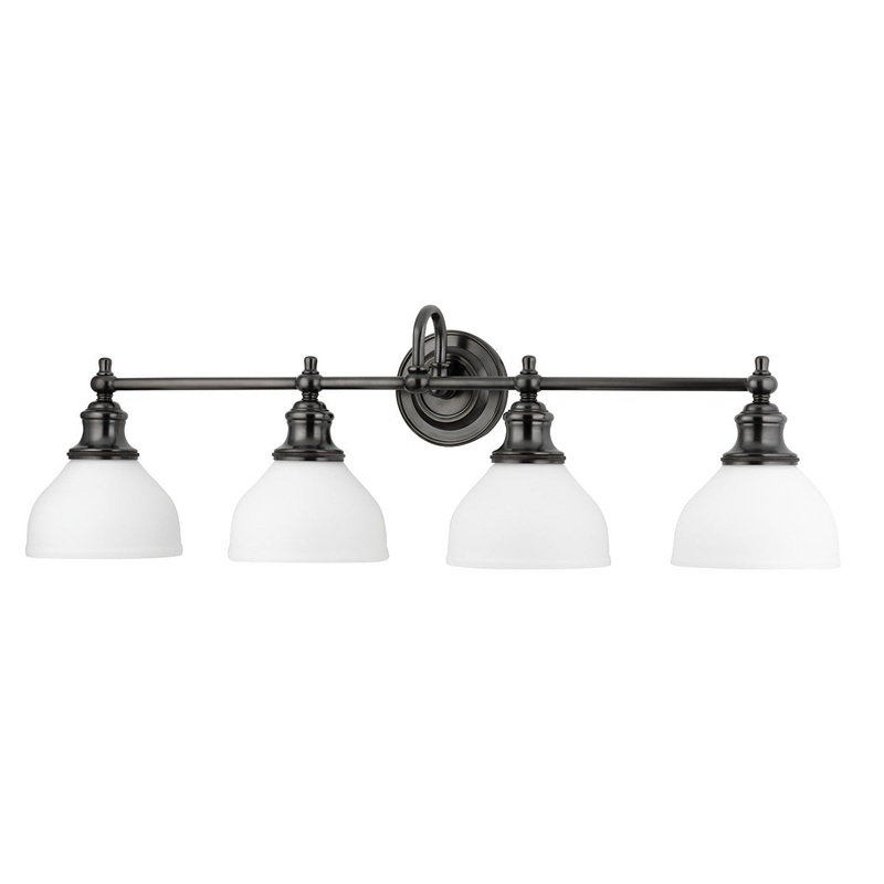 Hudson Valley 5904-OB Sutton Four Light Bath Bracket, Old Bronze (Discontinued)