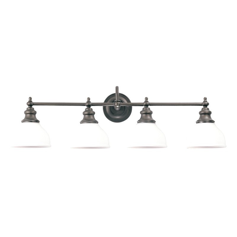 Hudson Valley 5904-PN Sutton Four Light Bath Bracket, Polished Nickel (Discontinued)