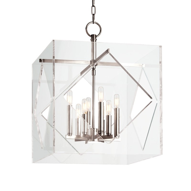 Hudson Valley 5920-PN Travis Eight Light Pendant, Polished Nickel