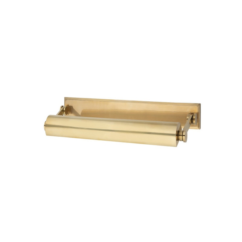 Hudson Valley 6015-AGB Merrick Two Light Picture Light, Aged Brass (Discontinued)