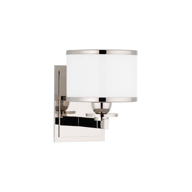 Hudson Valley 6101-PN Basking Ridge One Light Bath Bracket, Polished Nickel (Discontinued)