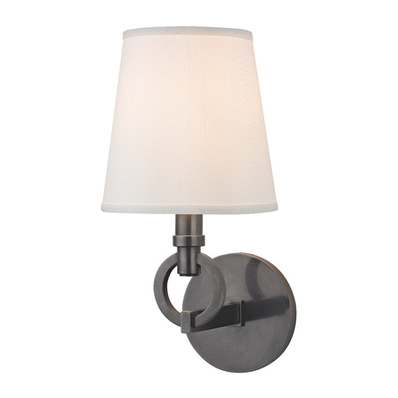 Hudson Valley 611-OB Malibu One Light Wall Sconce, Old Bronze