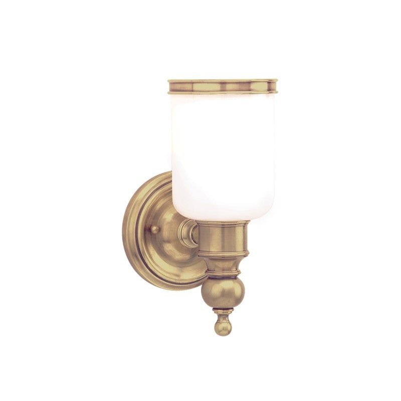 Hudson Valley 6301-AGB Chatham One Light Bath Bracket, Aged Brass (Discontinued)
