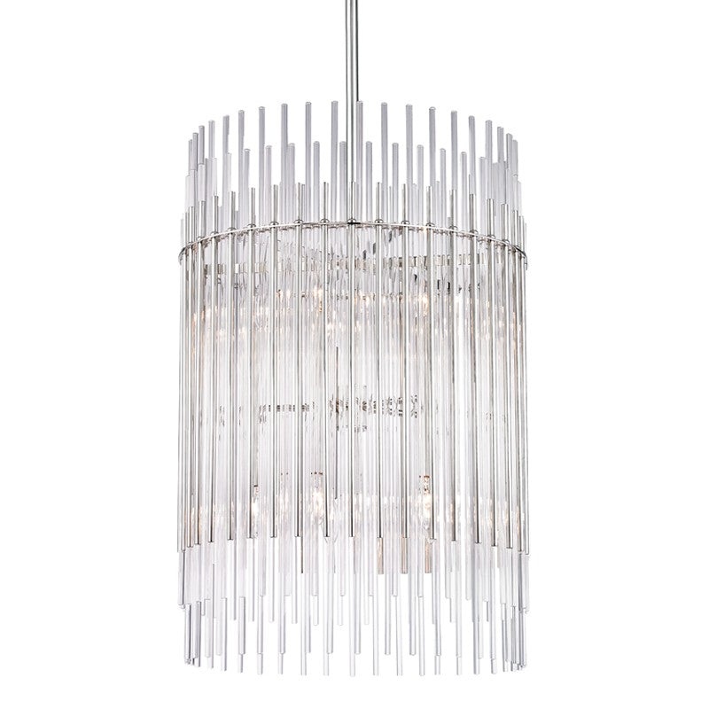 Hudson Valley 6320-PN Wallis Ten Light Pendant, Polished Nickel