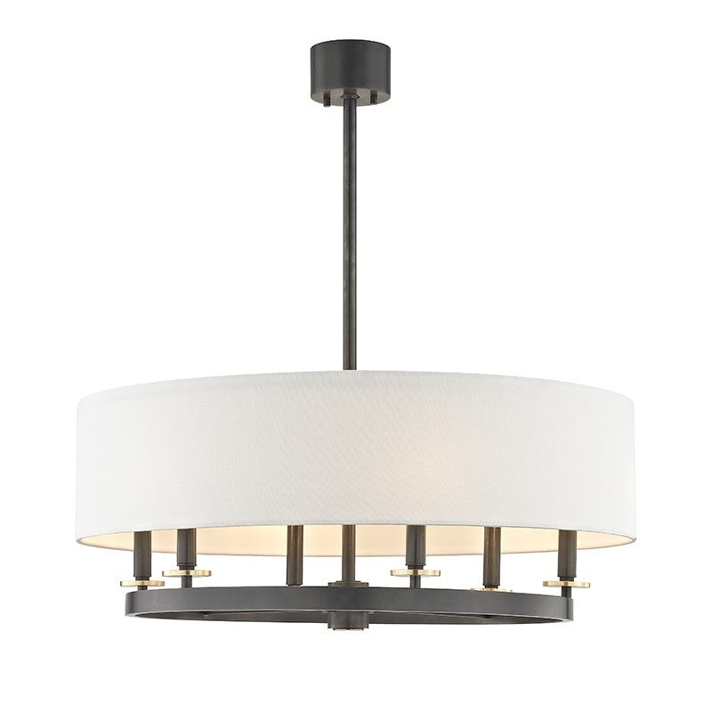 Hudson Valley 6530-AOB Durham Six Light Pendant, Aged Old Bronze