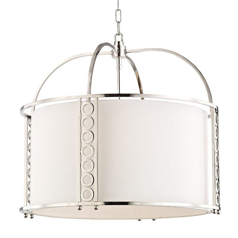 Hudson Valley 6724-PN Infinity Eight Light Pendant, Polished Nickel