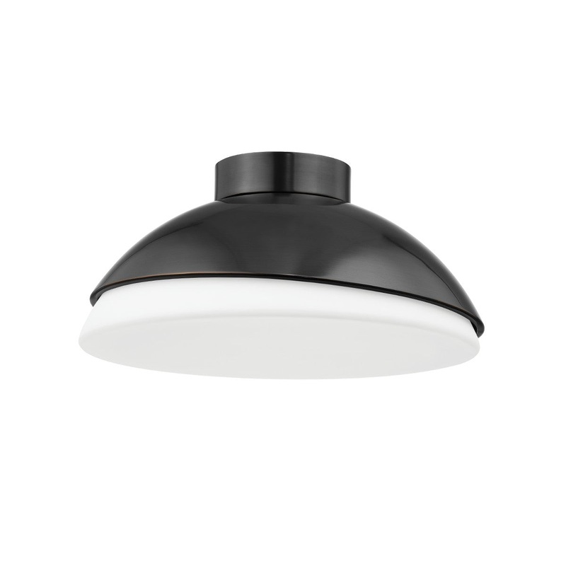 Hudson Valley 6815-OB Morse Two Light Flush Mount, Old Bronze (Discontinued)