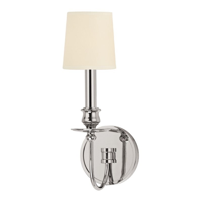 Hudson Valley 8211-PN Cohasset One Light Wall Sconce, Polished Nickel (Discontinued)