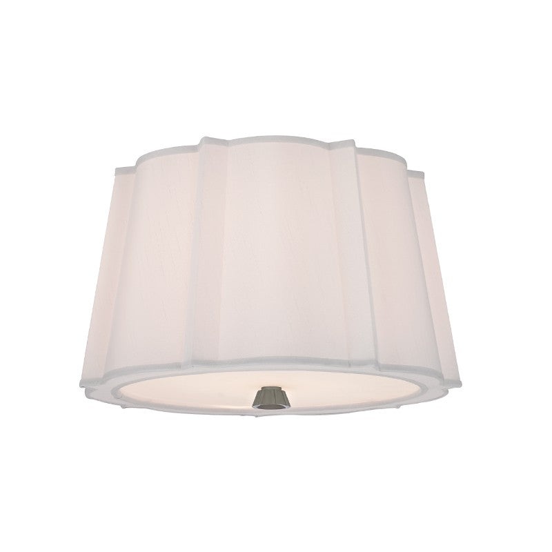Hudson Valley 4817-PN Humphrey Two Light Semi Flush Mount, Polished Nickel