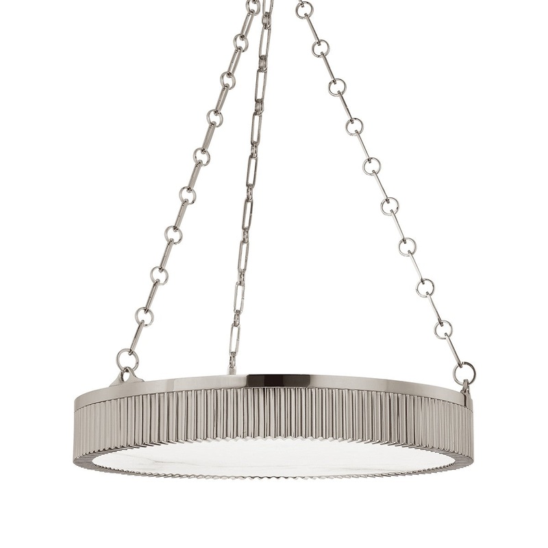 Hudson Valley 522-AN Lynden Five Light Pendant, Antique Nickel