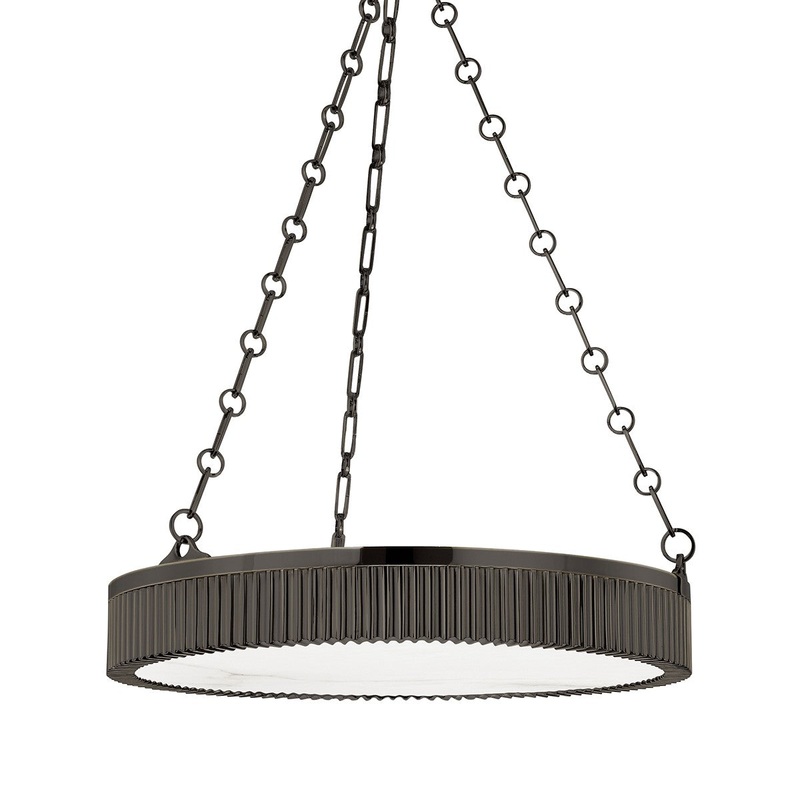 Hudson Valley 522-DB Lynden Five Light Pendant, Distressed Bronze